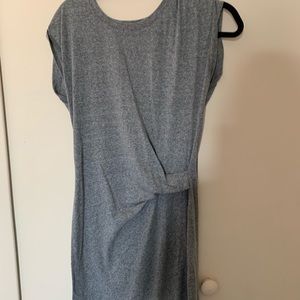 Gap T shirt dress with side twist xs